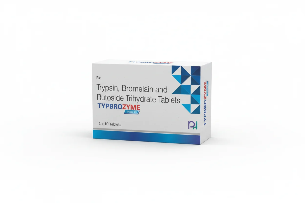 TYPBROZYME pharmaceutical product pack